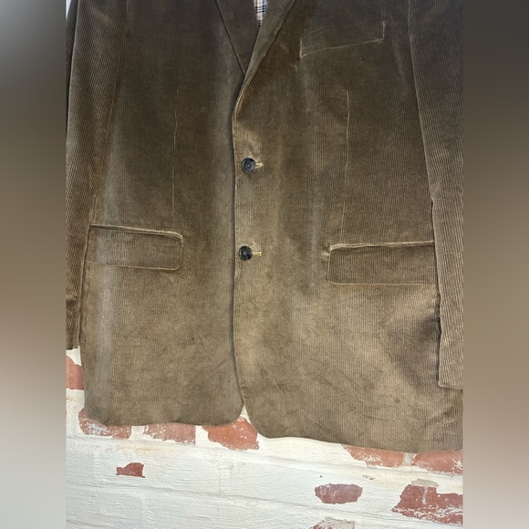 Saddlebred Chocolate Corduroy Men’s Blazer 48R - Picture 5 of 12